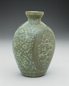 Vase mit Drache und Phönix, Goryeo-Dynastie
