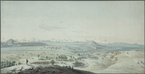 Ansicht der Konstantinogorsk-Festung vom Berg Mashuk, 1805 von Korneev