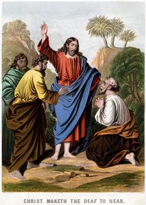 Christus macht die Tauben hörend, 1860