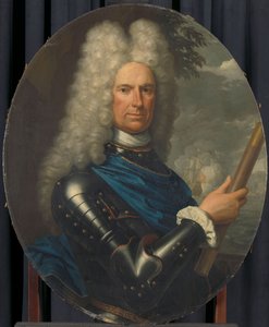 Porträt von Konteradmiral Arent van Buren von Krzyztof (1659-1729) Lubieniecki