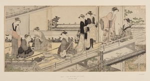 (Farbholzschnitt) von Kubo Shunman