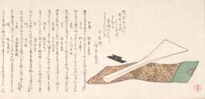 Bachi Plektrum, verwendet zum Spielen von Shamisen, 19. Jahrhundert