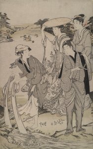 Tamagawa in der Provinz Musashi aus den Sechs Juwelenflüssen