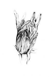 Geschmückte botanische Hand von Kulik