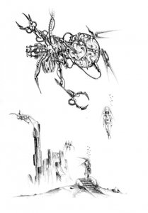 Alien-Kreatur Tiefsee