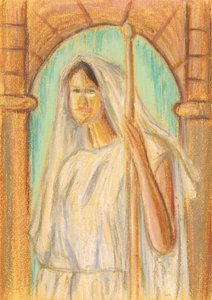 Antike verschleierte Frau von Kulik