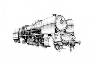 Klassische Dampflokomotive