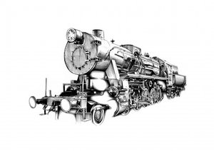 Klassische Dampflokomotive