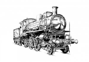 Klassische Dampflokomotive