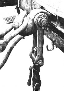Industrielles Maschinendetail