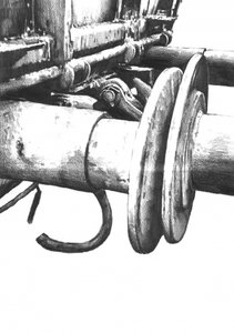 Industrielles Maschinendetail