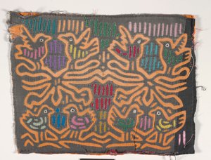 Hemdplatte (Mola), ca. 1950 von Kuna Indian Culture
