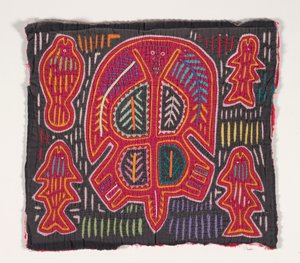 Hemdplatte (Mola) von Kuna Indian Culture