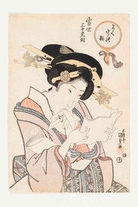 Der gefragte Typ, aus der Serie Tosei sanjuni so Die modernen zweiunddreißig Typen, 1821-1822