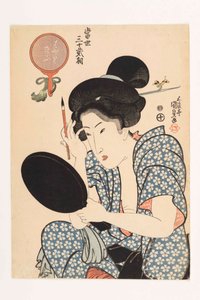 Der populäre Typ, aus der Serie Die modernen zweiunddreißig Typen, 1821-1822 von Kunisada