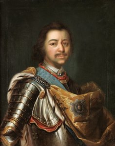 Porträt von Kaiser Peter I. der Große 1672-1725