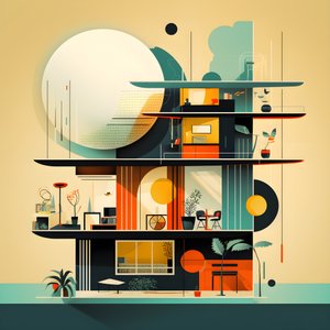 Moderne Design-Grafik