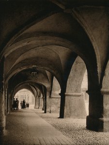 Görlitz - Arkaden auf dem Marktplatz von Kurt Hielscher