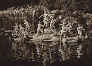 Italien: Caserta, Gruppe von Diana im Park von Kurt Hielscher