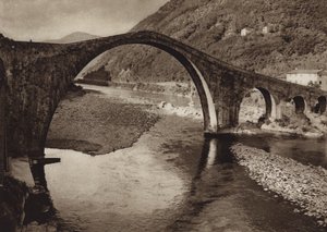 Italien: Ponte del Diavolo bei Lucca von Kurt Hielscher