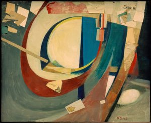 Bild abstrakt Skoyen II von Kurt Schwitters