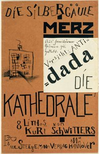 Cover von "Die Kathedrale" von Kurt Schwitters, veröffentlicht ca. 1920 von Kurt Schwitters