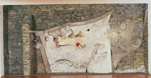 "Merzbarn" Wandrelief von Kurt Schwitters