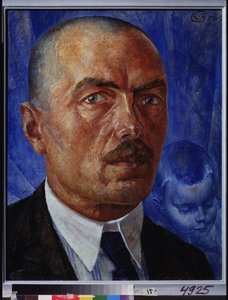 Selbstporträt von Kuzma Sergeevich Petrov Vodkin