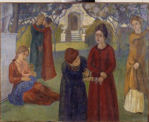 Die Sprache der Blumen von Kuzma Sergeevich Petrov Vodkin