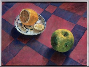 Apfel und Zitrone