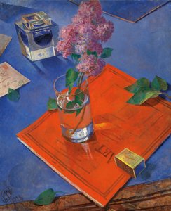 Stillleben mit Flieder, 1928