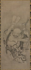Hotei mit daoistischen Unsterblichen: Hotei, ca. 1575-1600 von Kyūseki Tomonobu