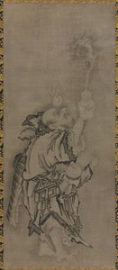 Hotei mit daoistischen Unsterblichen: Unsterblicher mit Kürbis und Drache
