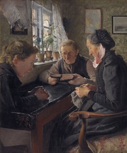 Ein Kind besucht seine Großeltern an einem Sonntag von Laurits Andersen Ring