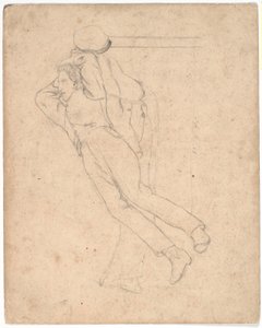Schlafender Mann auf einem Sofa von Laurits Andersen Ring