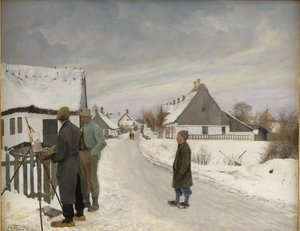 Der Maler im Dorf