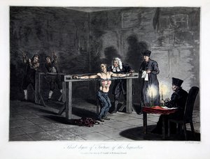 Dritte Stufe der Folter der Inquisition, 1813