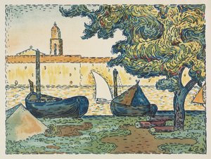 St. Tropez (Der Hafen von St. Tropez) von L