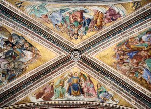 Freskengewölbe von Giovanni da Fiesole und Luca Signorelli von L Fra Angelico and Signorelli