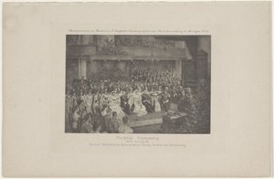 Segnung der Hochzeit von Königin Wilhelmina und Prinz Heinrich, 1901 von L. Angerer