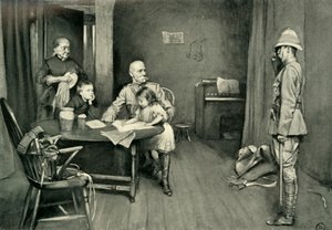 Lord Roberts im Orange Grove Inn: Ein charakteristisches Ereignis, 1901 von L. Daviel