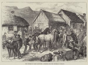 Der Tourist in hohen Breiten, Aufbruch zu den Geysiren in Island von L. Huard