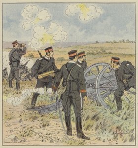 Japanische Feldartillerie von L. Malespine