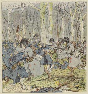 Kühner Angriff von Leutnant Demidovitch von L. Malespine