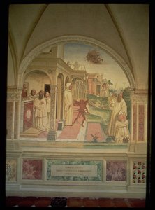 Die Geißelung des heiligen Benedikt, aus dem Leben des heiligen Benedikt