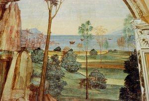 Das Leben des Heiligen Benedikt (Detail) von L. and Sodoma, G. Signorelli