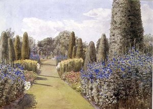 Der Staudenrand von Lady Alice Willoughby