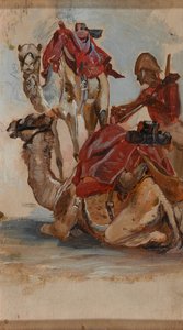 Britischer Soldat, Kamelkorps, Ägypten, 1. Sudan-Krieg, um 1885 von Lady Butler