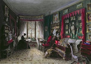 Unser Wohnzimmer in London, 1849