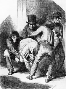 Illustration für Herzogin von Langeais, Roman von Honore de Balzac aus der Sammlung Menschliche Komödie, Gravur von Laisne von Laisne Laisne